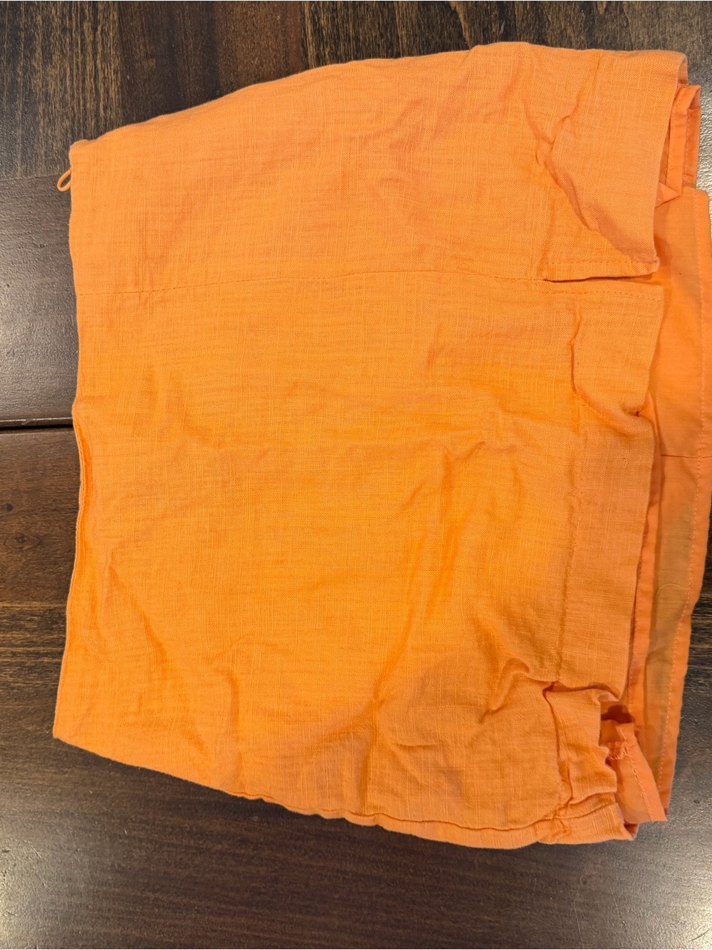 Divided Orange Mini Skirt
